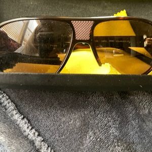 Tumi mens Dumbarton polarized brown sunglasses